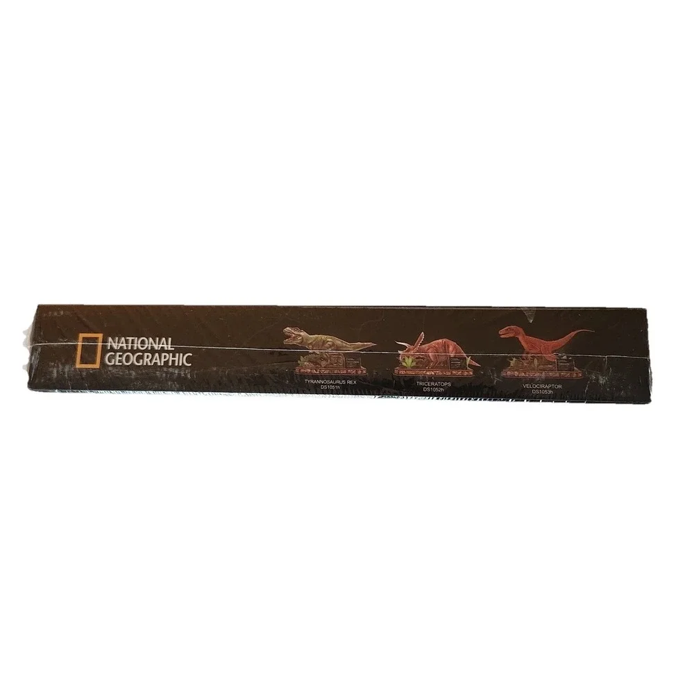 National Geographic‎ Puzzle 3D Stegosaurus DS1054 Cubic Fun NEW Sealed In Box